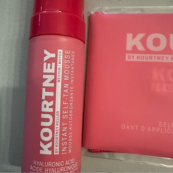 Kourtney Kellar Medium Self-Tan Lotion & Instant Mousse w/ Application Mitt NWT - Picture 2 of 8